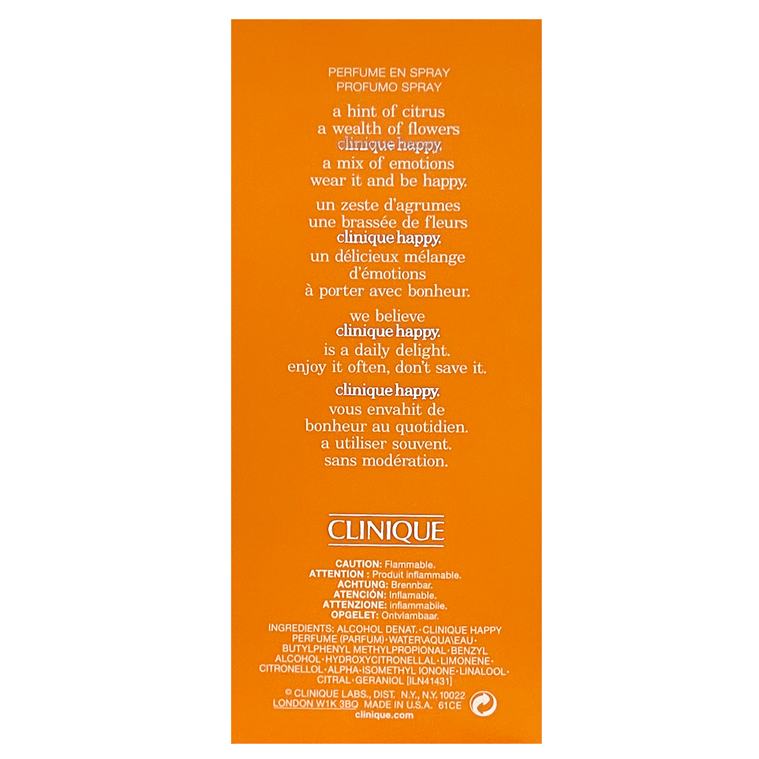 Clinique Happy Parfum Spray for Women, 3.4 fl oz photo 7