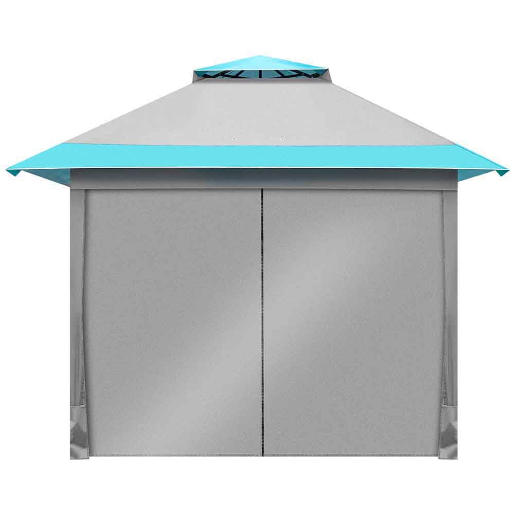 Aimee Lii 120"x120" Canopy Tent Heavy Duty Canopy, Outdoor Tent Canopy for Wedding Party Event Tent, Gray