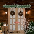 thumbnail image 5 of Fnochy 47.2 in Snow Flocked Norfolk Pine Garlands, Real Touch Winter Pine Garland, Green Artificial Greenery Garland for Table, Mantle, Wall, Indoor, Outdoor Christmas Decorations, 5 of 5