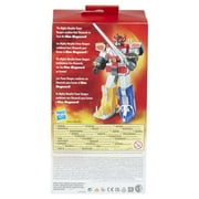 Power Rangers Mighty Morphin Dino Megazord Retro Style Zord Action Figure 7-Inch-Scale Toy for Boys and Girls