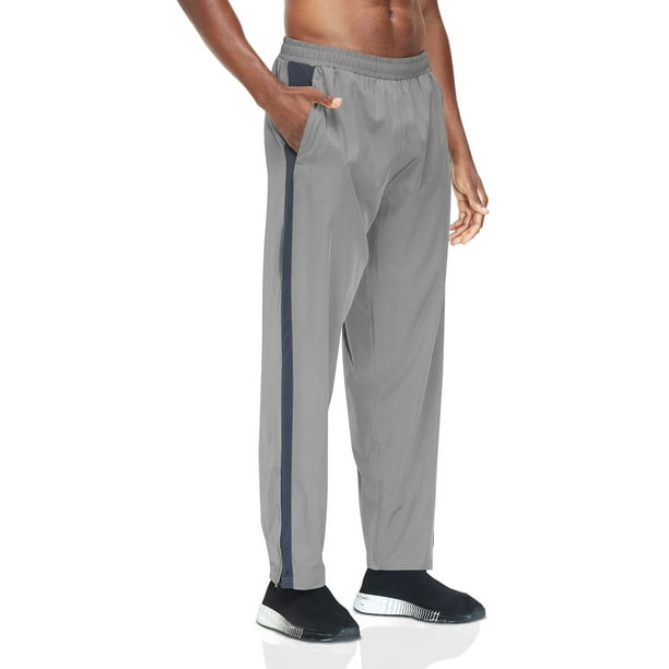 Plus Size Men's Casual Contrast Color Sports Pants For Big Tall