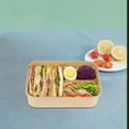 thumbnail image 6 of Lunch Box, Microwave Safe Lunch Box, Compartment Insulation Lunch Box for and Work, Food Grade Plastic, Leak Proof, Portable, Easy to Clean, 2 Pcs Set, 6 of 6