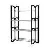 weibbin Shoe Rack Shoe Rack Storage Organizer With 4 Tiers Metal Shelves For Bedroom Closet Entry Dorm Room