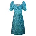 thumbnail image 4 of Robe Sans Manches Vagues Océan Bleu Jupe d'Été Robe Mignonne Robes Robes Femmes, 4 of 4