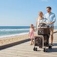 thumbnail image 4 of XunKA Double Decker Pet Stroller with Detachable Foldable Lightweight and Water-Resistant Mesh for Small Medium Dogs and Cats, 4 of 10