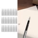 thumbnail image 2 of Puntas de pluma estilográfica para firma de tinta, suministros de papelería para escritura de artistas de Metal, puntas de repuesto ligeras, puntas de Estilo A, 2 of 8