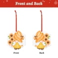 thumbnail image 2 of Cauagu Sunflower Gnomes 2 Pattern Acrylic Christmas Pendant,1-Pack Christmas Ornaments Xmas Tree Decor Christmas Décor with Ribbon Cute Tree Hanging for Party Favors-Hexagon, 2 of 7