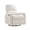 Manual White, variant on Aemeios Power Recliner Swivel Rocker Glider Chair Chenille Nursery Recliner, White