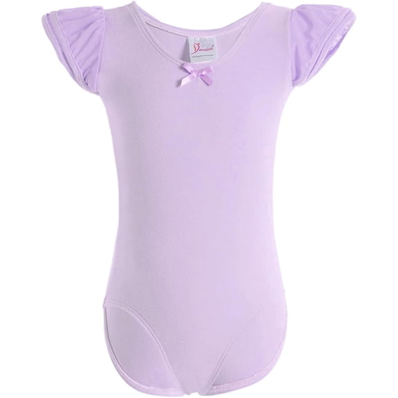 Dancina Girls Flutter Sleeve Ballet Dance Leotard