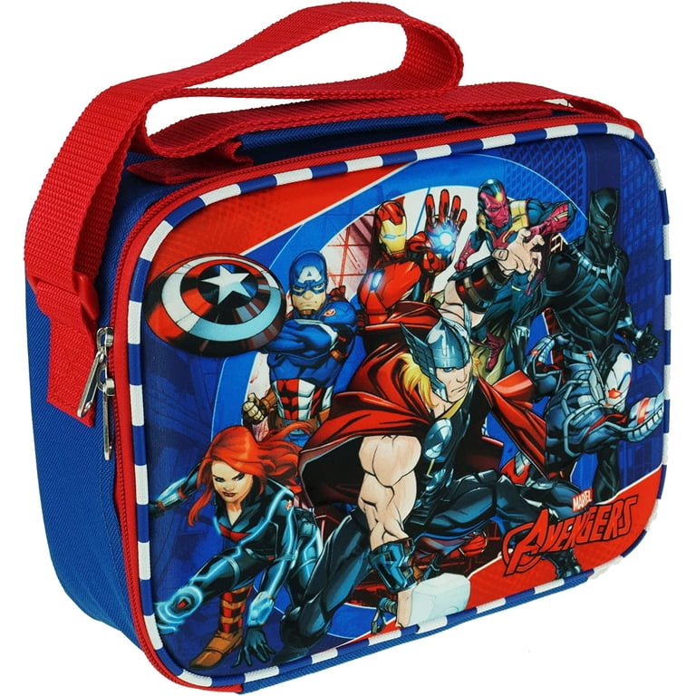 Marvel Avengers 3-D EVA Molded Insulated Lunch Bag/Box, Durable