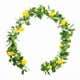thumbnail image 3 of Guirnalda artificial de limones, flores artificiales, enredadera verde, adorno para interiores y exteriores. Estilo C, 3 of 9