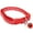 Red, variant on Walbest Breakaway Cat Collar with Bell and Safety Buckle, Kitten Necklace Collar for Kitty Small Dog Puppy Dot Print Collar , Adjustable Length Pet Collar Solid Nylon (Red)