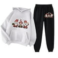 thumbnail image 1 of Puntoco Sudadera con Capucha para Mujer Sudadera con Bolsillo De Manga Larga Conjunto De Sudadera Estampada con Pantalones De Moda para Mujer Puntoco Puntoco-7304, 1 of 1