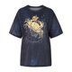 thumbnail image 4 of Puntoco Blusa de manga corta con estampado de manga corta vintage para mujer Puntoco Puntoco-3359, 4 of 8