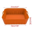 thumbnail image 2 of Dvkptbk Silicone Bol en 8.2 Po Pot de Friteuse Doublures Rondes Réutilisables Accessoires de Panier de Friteuse - Remplacement des Doublures en Parchemin Kitchen Essentials, 2 of 2