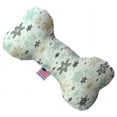 thumbnail image 2 of Mirage Pet 1322-CTYBN8 Vintage Snowflakes Canvas Bone Dog Toy - 8 in., 2 of 2
