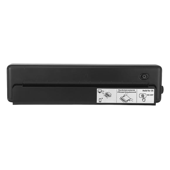 Portable Thermal Printer, A4 203DPI Inkless Thermal Printer Support 210mm /218mm A4 Size, Mobile Printer for IOS or for Laptop for Office Car Home