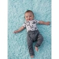thumbnail image 4 of Little Star 100% Organic Cotton 2 Pack Baby Boy Jogger Pants, 4 of 10