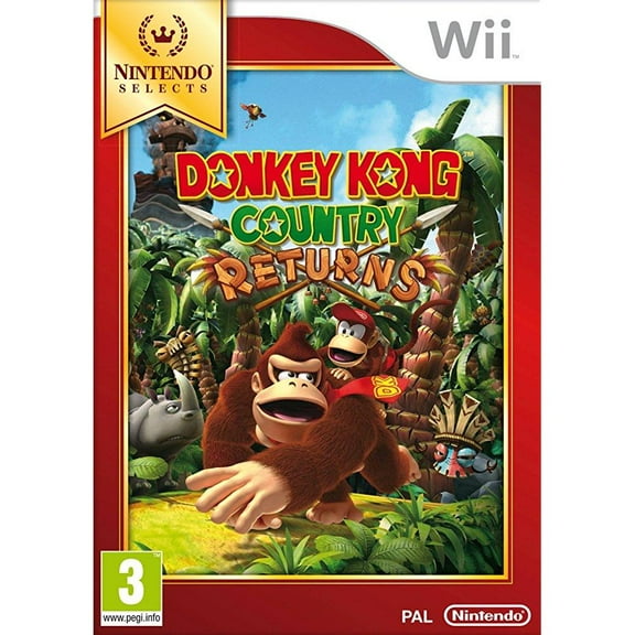 nintendo selects : donkey kong country returns (nintendo wii)