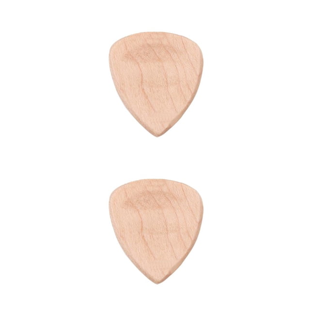 Yuarrent Púas de guitarra exquisita herramienta de instrumento de cuerda pequeña ajuste accesorios de bajo de madera herramientas de juego tipo 4 2Conjunto