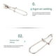 thumbnail image 5 of Equipo de pesca giratorio Kenally 20 unids/set acero inoxidable 6-fuerza, 5 of 6