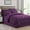 Plum, variant on D.N.G. BEDDINGS Full/Queen Size 800 Thread Count, 100% Egyptian Cotton, Plum Premium Hotal Quality, 1 Piece Box Design Striped Comforter Set