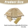 thumbnail image 3 of Lace Wig Grip Cap - Beige Wig Caps for Women, Transparent Lace Front Wig Caps with Adjustable Wig Grip Cap, Non-slip, Comfortable, Ear-Cut Out Design, Machine-Washable, Perfect for Wig Installation, 3 of 8