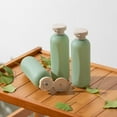 thumbnail image 4 of 6.7oz Travel Shampoo Bottle, Empty Plastic Squeeze Bottles with Flip Cap, 4PCS Lotion Container for Toiletries (200ml, Green), 4 of 5