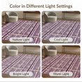 thumbnail image 7 of ODIKA 6'x9' Washable Area Rug Non-Slip, Chair-Friendly, Minimalist Boho Motif Retro Abstract Rhythm Swirl Ombre Flowing Dynamic for Dining Room, Under Table, Office Décor, 7 of 7