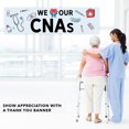 thumbnail image 4 of Koyal Wholesale We Heart Our CNAs, Happy CNA Week Nurses Week Decorations Banner, Pk-1, 4 of 5