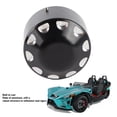 thumbnail image 3 of Axle Nut Cap, Enhanced Protection Wheel Axle Nut Cover Aluminium Wearproof Classic Black  for Slingshot 2015-2024, 3 of 7