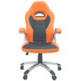 thumbnail image 3 of ViscoLogic Series THRILL Gaming Racing Style Swivel Office Chair (Black & Orange), 3 of 8