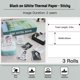 thumbnail image 2 of Memoking T02/M02X/M02L Papel térmico blanco, adhesivo de 2 años, 50 mm x 3,5 m, para revistas, textos fotográficos, notas de estudio y más, 3 rollos, 2 of 5