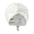 thumbnail image 2 of Double-Layer Satin Hair Bonnet - Adjustable Turban Style for All Hair Types - Prevents Frizz & Breakage While Sleeping - Unisex Design for Adults - I, 2 of 6