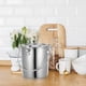 thumbnail image 3 of Stainless Steel Oil Bucket Rice Bucket Milk Holder Oil Jug with Sealed Lid and Handle, 3 of 4