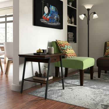 Leick Furniture Porch & Den Saint Marks End Table with Drawer and Lower Storage Shelf