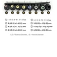 thumbnail image 2 of Matsuzay 12 V-24 V 7 engranajes adaptador de corriente ajustable para ordenador portátil ordenador portátil 8 adaptador de tomas fuente de alimentación Juegos de teclado y mouse para computadora, 2 of 8