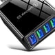 thumbnail image 2 of Q4 5.1A QC3.0 Cargador de teléfono de carga rápida 4USB Adaptador de corriente (Negro EE. UU.), 2 of 6
