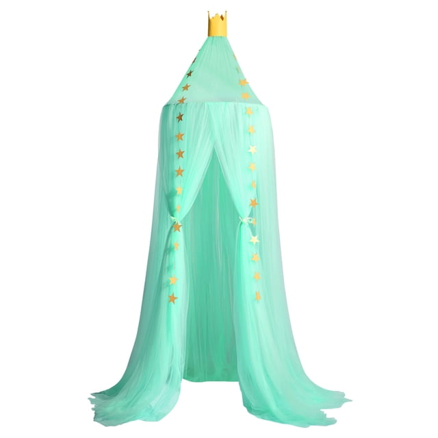 Mosquitera de cuna de verano, mosquitera de viento de princesa, cuna para bebé, cúpula colgante, cortina de cama para el suelo Wmkox3413yii hfskjfh3406