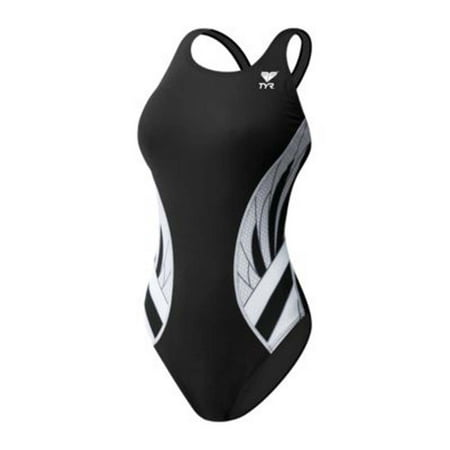 UPC: 0036702482806 | Tyr The Phoenix Durafast Elite Maxfit Female Youth (Black/Blue 24)