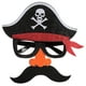 thumbnail image 1 of KAKOWELY Sombrero pirata con bigote, disfraz de Halloween, gafas de sol, accesorio de cosplay de Halloween, 1 of 4