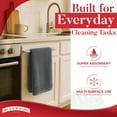 thumbnail image 7 of RIVERSIDE 12 Pack Cotton Bar Mop 16x19 Absorbent Kitchen Towels and Cleaning Cloths - Gray, 7 of 7