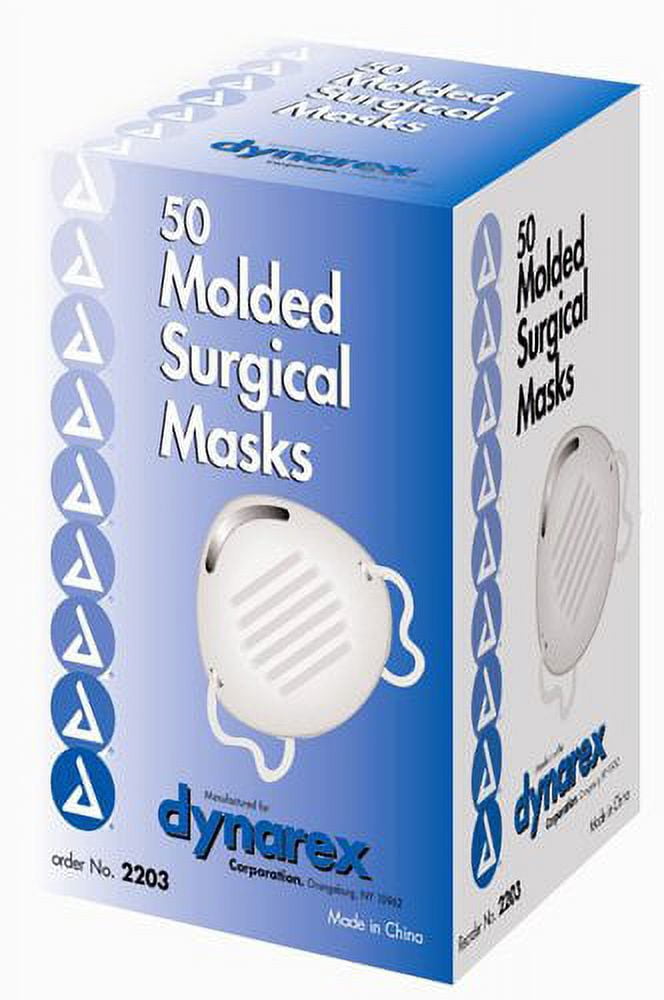 Dynarex Surgical Face Mask - Cone 50 ea