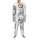 thumbnail image 3 of Balery Cute Colorful Animal Pijama para Hombre de Dos Piezas con Manga Larga, Conjunto de Dormir y Descanso Suave con Bolsillos-XX-Large, 3 of 7