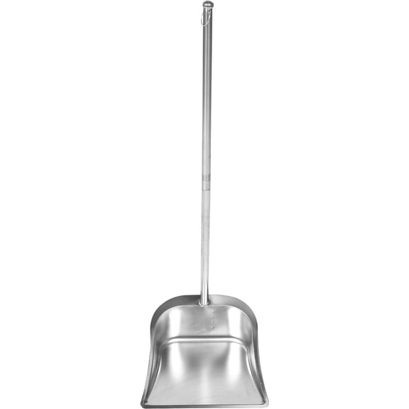 WEAVILUX Stainless Steel Dustpan with Upright Handle, Assorted Colors, Cleaning Tool for Home and Storage Use