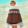 thumbnail image 4 of Xihbxyly Toalla de Playa de Microfibra, Ligera y Resistente a La Arena, de Secado Rápido, Compacta, Ideal para Viajes, Playa, Piscina, Yoga y Camping, 76 X 152 Cm, Suave y Cómoda., 4 of 7