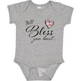 thumbnail image 3 of Inktastic Well Bless your Heart with Floral Print Boys or Girls Baby Bodysuit, 3 of 5
