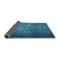 thumbnail image 2 of Ahgly Company Indoor Square Persian Turquoise Blue Bohemian Area Rugs, 5' Square, 2 of 4