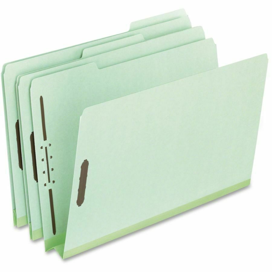 Pendaflex Pressboard File Folders, Green, 25Box