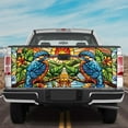 thumbnail image 2 of Lotusprinthandmade Kingfisher Bird Animal 3D Tailgate Wrap 2 Sizes (26"x66"), Animal Graphic Tailgate Wrap, 2 of 5